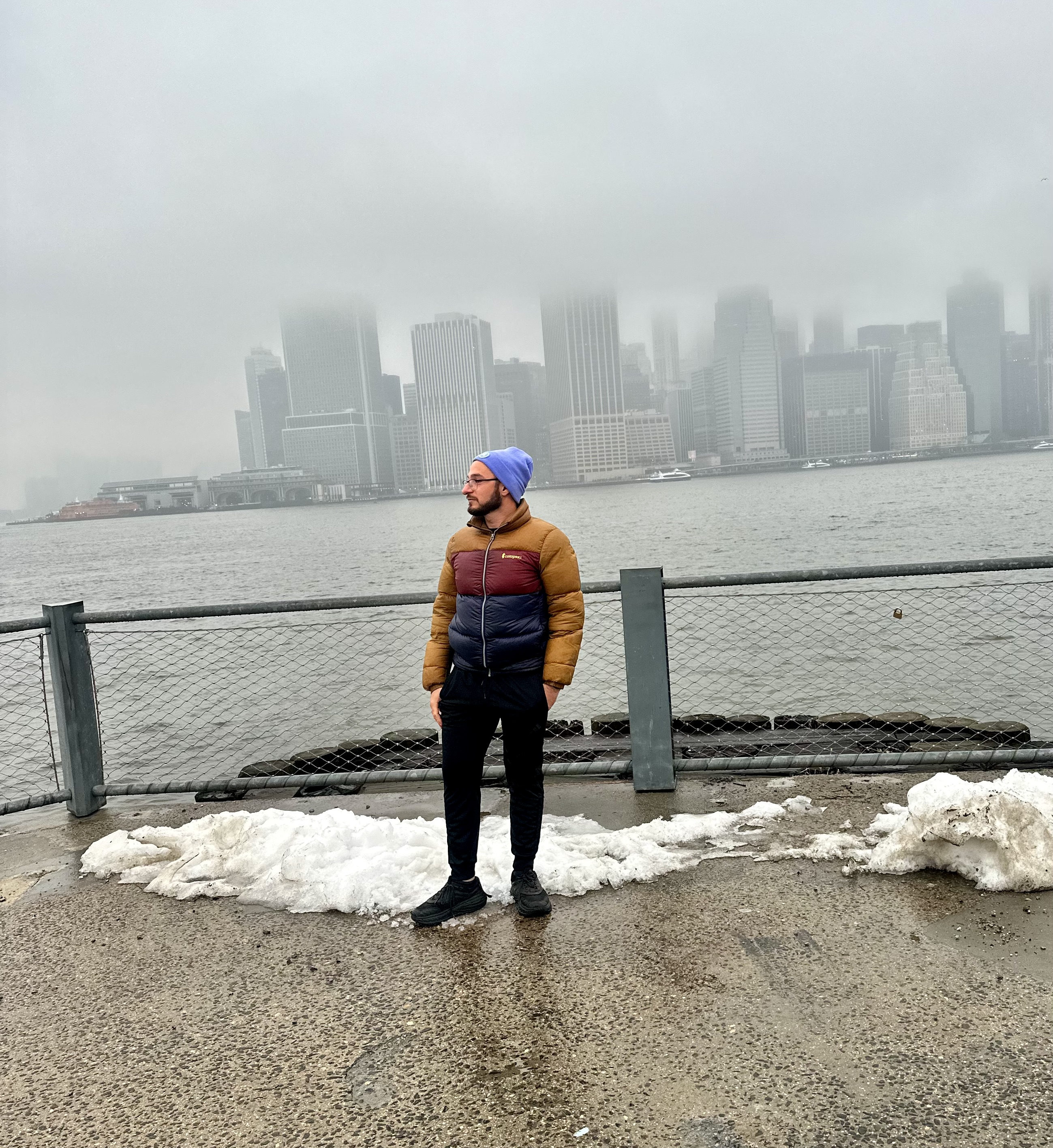 Shawn Levi, founder of SupplyForge, at the New York waterfront
